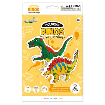 韓國 Colorloon 3D造型手繪紙氣球-恐龍家族系列