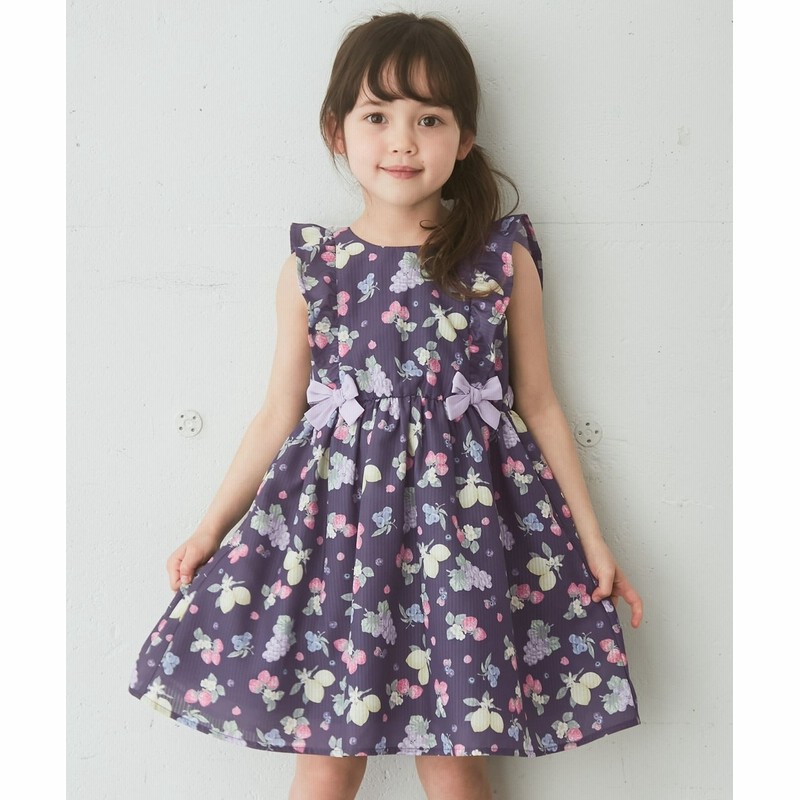 Any Fam エニファムキッズ フルーツプリントワンピース キッズ オフホワイト系フルーツ 通販 Lineポイント最大get Lineショッピング