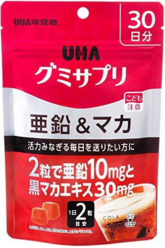 UHA Mikakuto Zinc & Maca 30-day supply