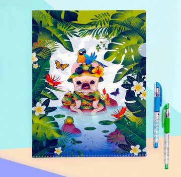 叢林探險家不透明L夾