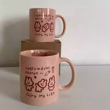 【可愛馬克杯】 馬克杯 卡通馬克杯 禮物 馬克杯 陶瓷馬克杯 可愛馬克杯 杯子 水杯 咖啡杯 茶杯 杯 馬克杯 加厚杯