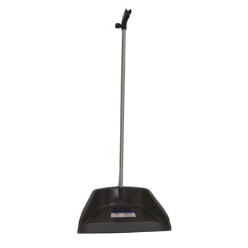 金東寶 雙頭夾畚斗 畚斗(長深高): 30*30*80cm 掃把(寬長): 34*88cm  1組  黑色