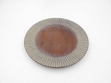 手刻木紋盤