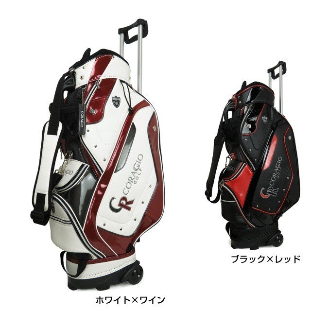 低価格の CORAGGIO コラッジオ ゴルフバッグ クラブ セット 使用感あり ゴルフバッグ・キャディバッグ