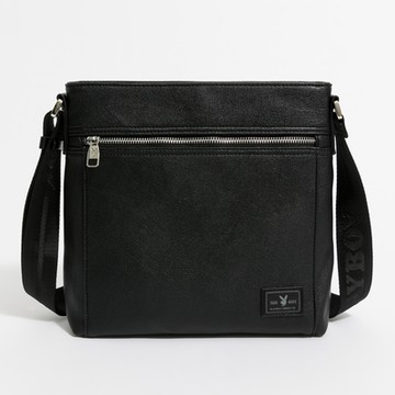 PLAYBOY - 下沉式斜背包 Matte Black系列 - 黑色