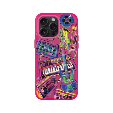 iPhone 15 Pro Max Clear 粉漾桃 - RHINO LIVE - 仿舊新聲