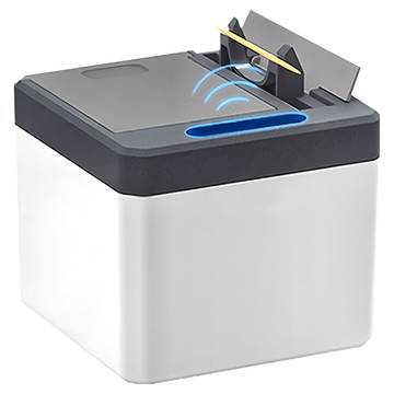 自動感應牙籤盒 ABS材質 電子元件  黑色 + 白色  1個