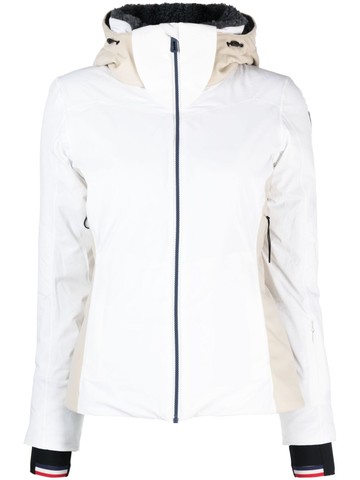 Rossignol - W Strato logo-appliqué jacket - women - Nylon/Polyester/Nylon/Elastane - M - White
