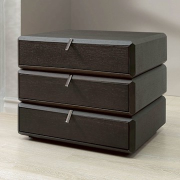 文創集 恩卡1.8尺旋轉三抽床頭櫃-55x45x49cm免組