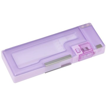 Raymay 三存儲空間透明筆盒