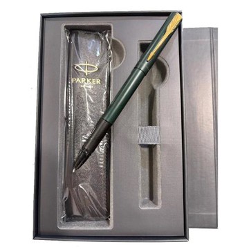 PARKER 派克PARKER 派克 威雅XL森林綠鋼珠筆 真皮筆套禮盒