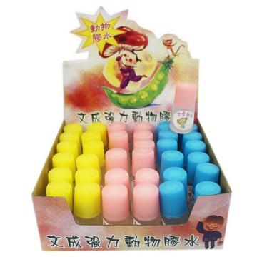 膠水 文成 膠水 小 透明膠水/一盒36瓶入(定8) 305 文成強力動物膠水 台灣製【APP滿額下單4%點數(單一帳號最高1000點)】7/31止