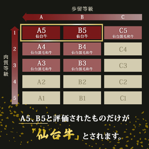 仙台牛サーロインステーキ 2枚×250g