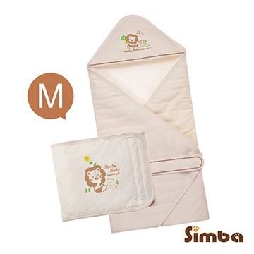 小獅王辛巴 大地系有機棉呵護二件組(M)