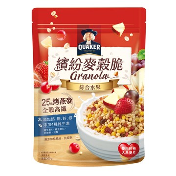 [家速配]桂格繽紛麥穀脆-綜合水果 300g