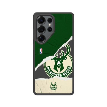 Galaxy S25 Ultra SolidSuit 黑 - NBA - 熱血系列-密爾瓦基公鹿 Milwaukee Bucks - Sweat and Tears