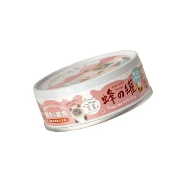 經典嫩雞-80G 【臭貓動物園】貪貪蜂之鄉超肉泥主食罐80g*24罐成箱出貨