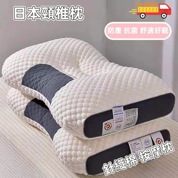 台灣出貨🔥 日本頸椎枕 枕頭 護頸枕 記憶枕 可水洗 體工學反牽引設計 SPA枕頭 按摩枕 抗菌枕頭 承托護頸枕 護頸枕