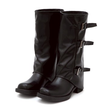 D+AF 酷颯有型三釦環中筒機車褲管靴