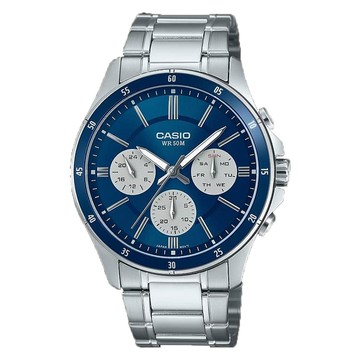 CASIO MTP-1374D-2A3 三眼運動風格 時尚男指針錶 送原廠錶盒