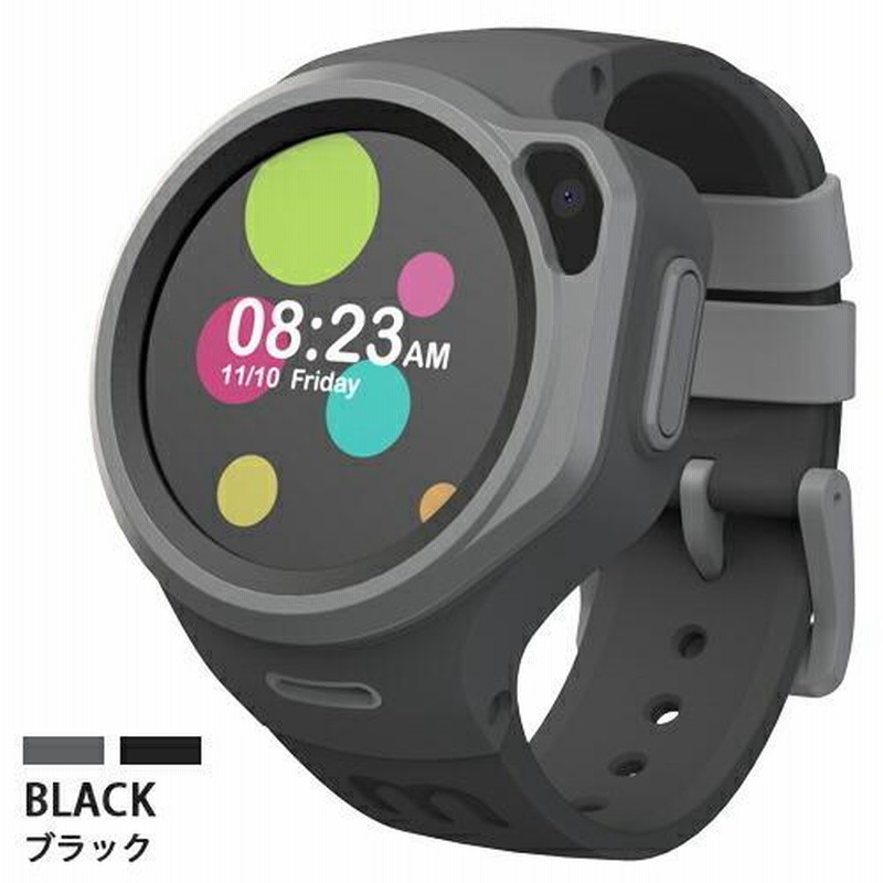 【新品未開封】myFirst Fone R1 スマートウォッチ 黒　ブラック スマホはまだ早い？ならR1c！音声・ビデオ通話もできる腕時計