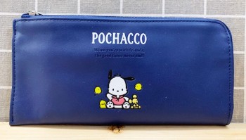 【震撼精品百貨】帕帢狗_Pochacco~日本SANRIO三麗鷗 帕恰狗L型長皮夾-藍#73594