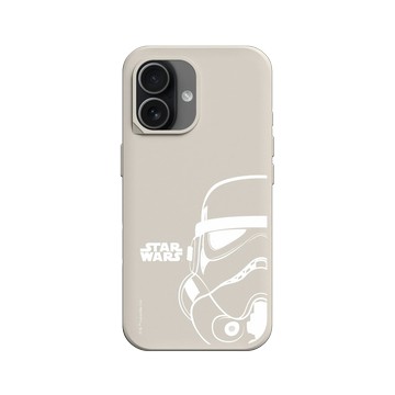 iPhone 17 SolidX 貝殼灰 - 迪士尼-星際大戰 Star Wars - 星際大戰 – 風暴兵白線條