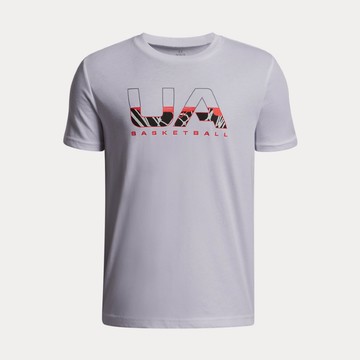UA 男童 Hoops Branded 短袖T-Shirt-熱銷商品