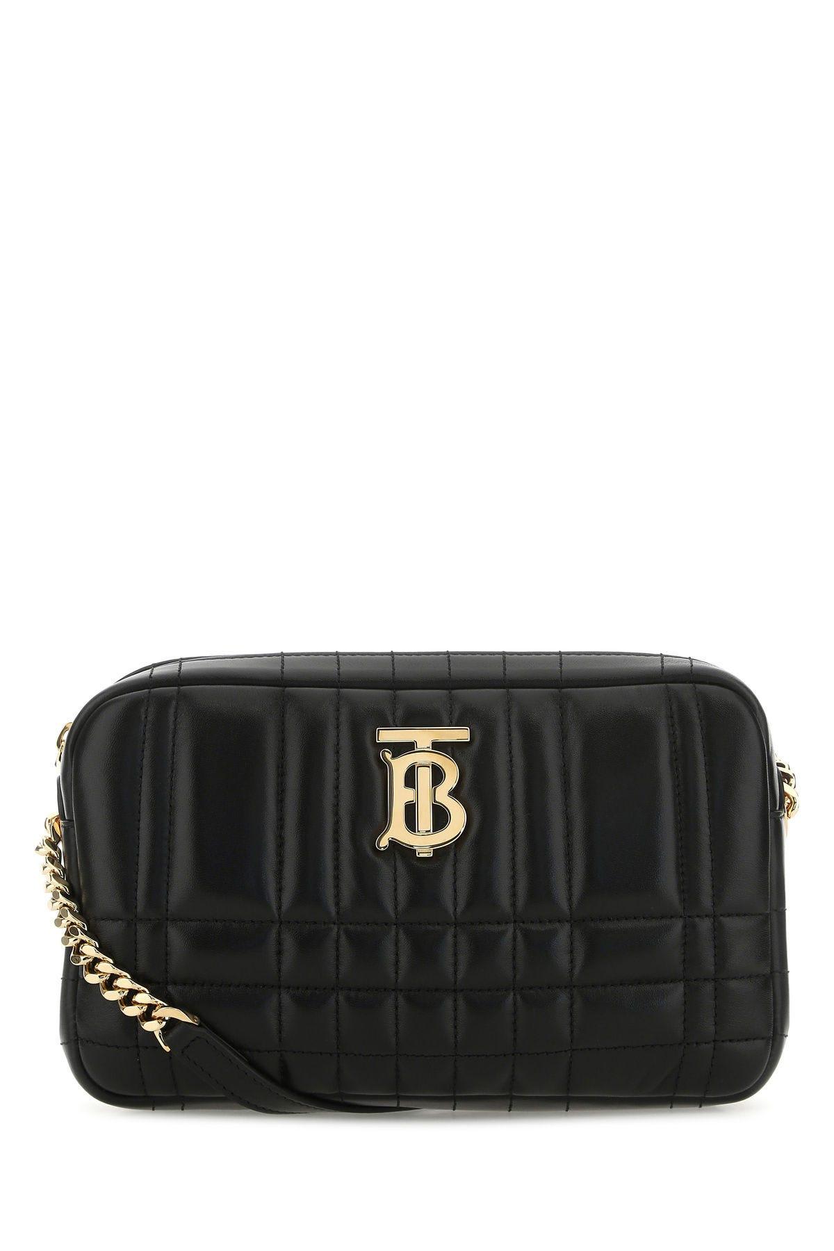 Burberry Black Leather Lola Bag Camera