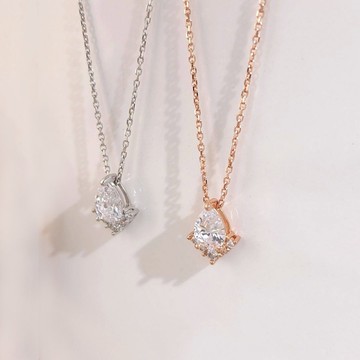 AchiCat．水滴項鍊．925純銀｜希望結晶．CS23009