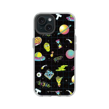 iPhone 15 Clear 透明 - 瑞克和莫蒂 Rick and Morty - 太空圖鑑