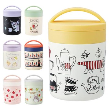 日本本土skater不銹鋼保溫飯盒燜粥手提燜燒杯便攜悶燒湯壺300ml