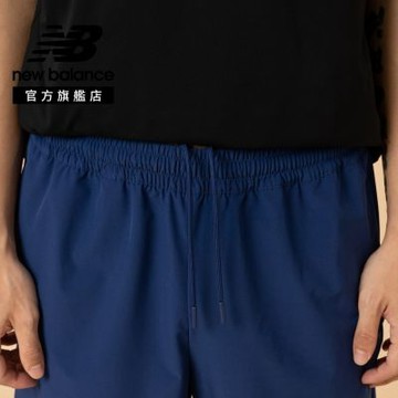 【New Balance】7吋排汗短褲_男性_藍色_MB6174CDBUY