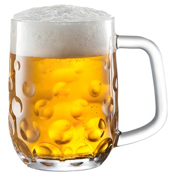 TESCOMA 波點啤酒杯 (300ml) 玻璃材質 捷克產地  1個