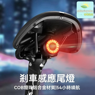 【智能剎車感應】自行車尾燈 騎行裝備 夜騎燈 警示燈 公路車燈 山地車配件 自動感應剎車高亮 USB充電 防水防震 安全騎行必備