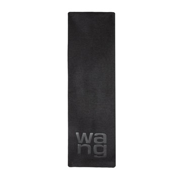 alexanderwang 密織凹刻Logo圍巾