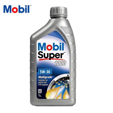 美孚 MOBIL SUPER 1000 5W30 合成油-單罐【下單超過3瓶，請選宅配】