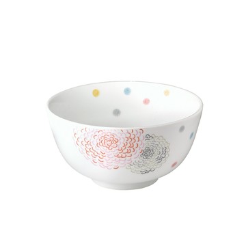 【美國康寧 CORELLE】 繽紛美夢中式飯碗（有底座）