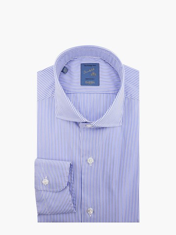 Cotton shirt with striped motif - BARBA - gender_Man