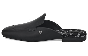 WMNS JANAYA MULE BLACK LEATHER
