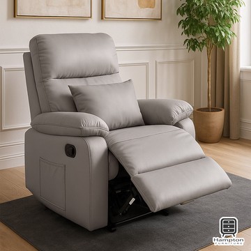 【Hampton 漢汀堡】萊斯利手動躺椅-多色可選