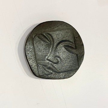 藝術家張燕鳳雕塑作品 - 苗栗南庄燕子陶 - 人臉陶板