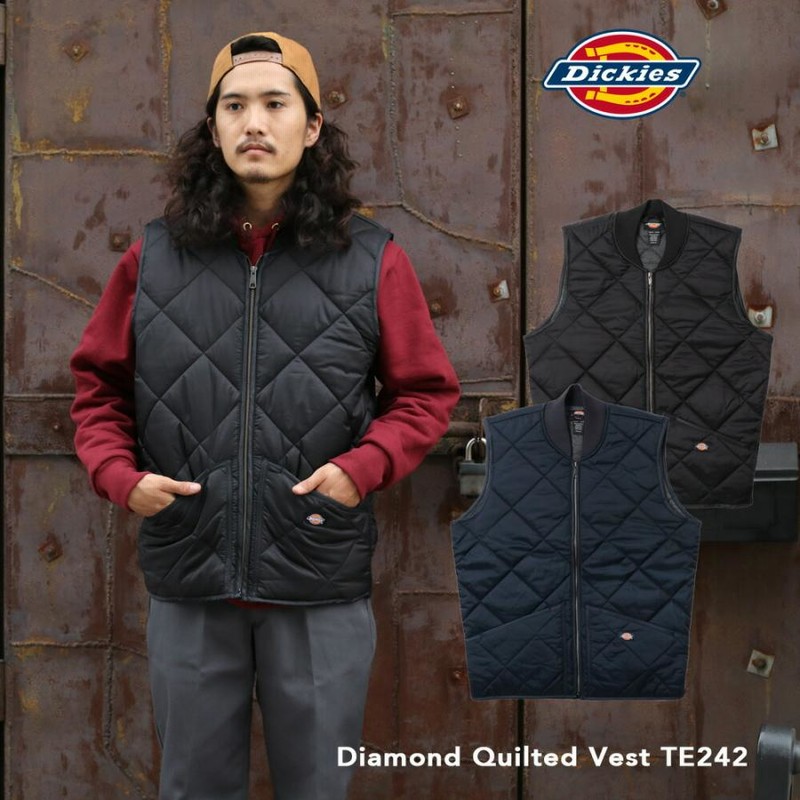 Dickies ディッキーズ TE242 Diamond Quilted Vest キルティングベスト