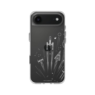 iPhone Air Clear Case（相機按鈕） 透明 - 迪士尼-星際大戰 Star Wars - POP全載具1-白