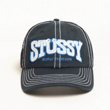 STUSSY 毛絨刺繡LOGO 老帽 棒球帽 帽子 潮牌