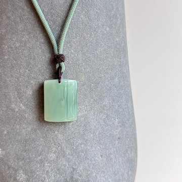 春運長順 - 雋永玉光系列 - 台灣設計雕刻之翠玉項鍊