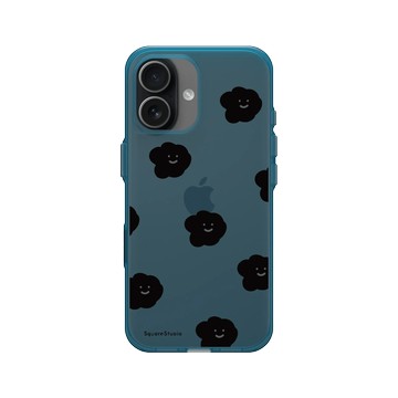 iPhone 17 Clear (相機按鈕) 夜幕藍 - Square Studio 方坊 - 飄浮 Emo