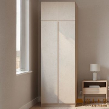 直人木業-CLOUDLIGHT雲光晨霧單吊暗三抽開門高被櫥衣櫃76公分