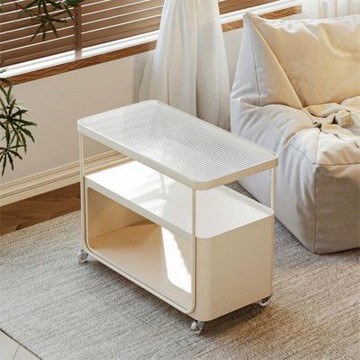 【匠俱】茶几-70*40*55cm(可移動沙發邊几 簡約現代床頭側邊櫃 小茶几 小推車-需DIY)