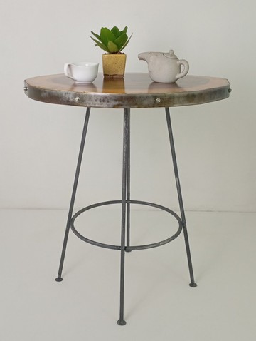 鐵木桌子，原創藝術設計桌